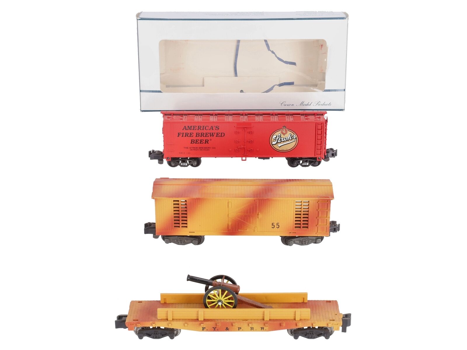 American Flyer & Crown Model Products Assorted S Gauge Freight Cars [3]