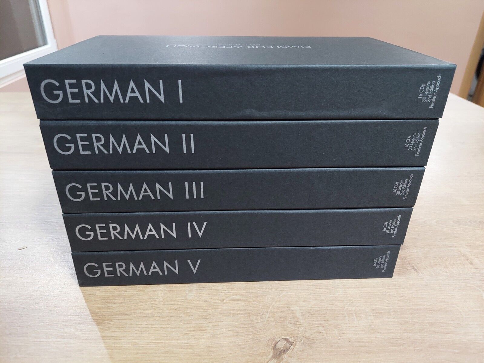 Pimsleur Approach Gold Edition German Levels 1-5 Total 80 CD's Full Bundle