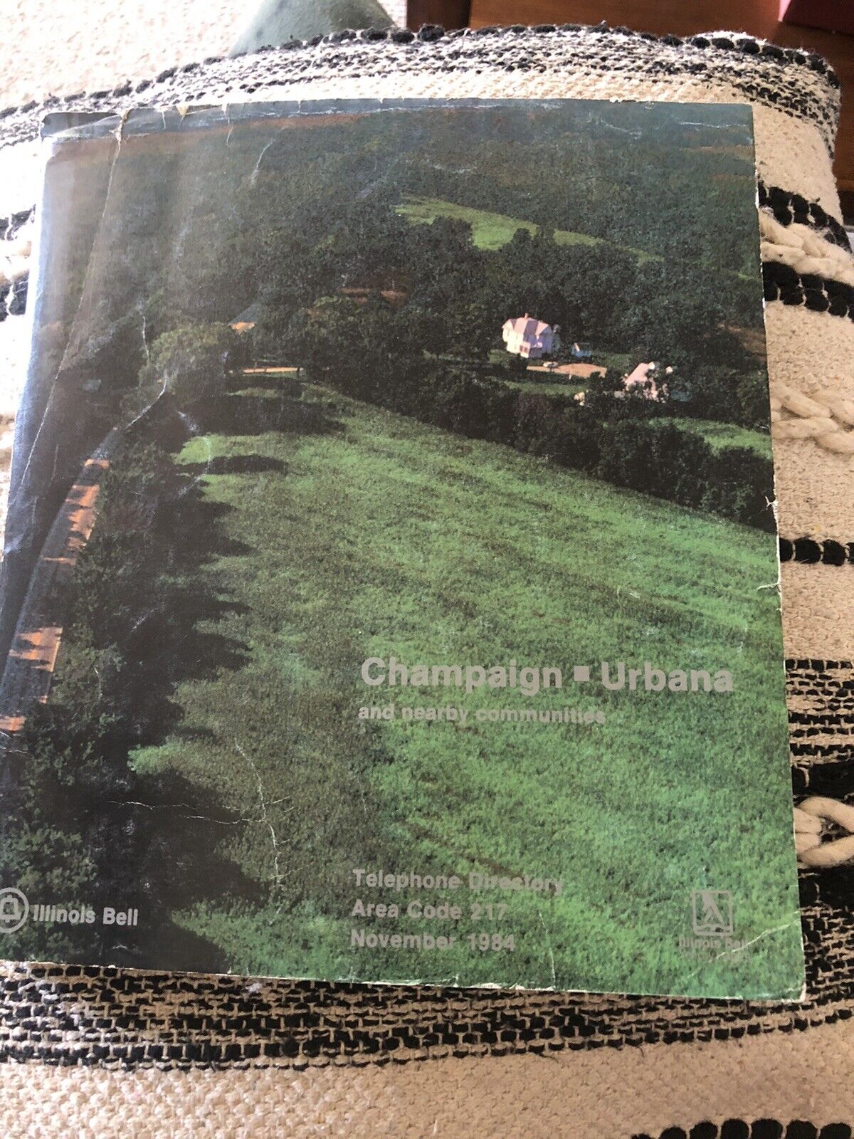1984 Champaign Urbana IL Telephone Directory. Vintage. C1