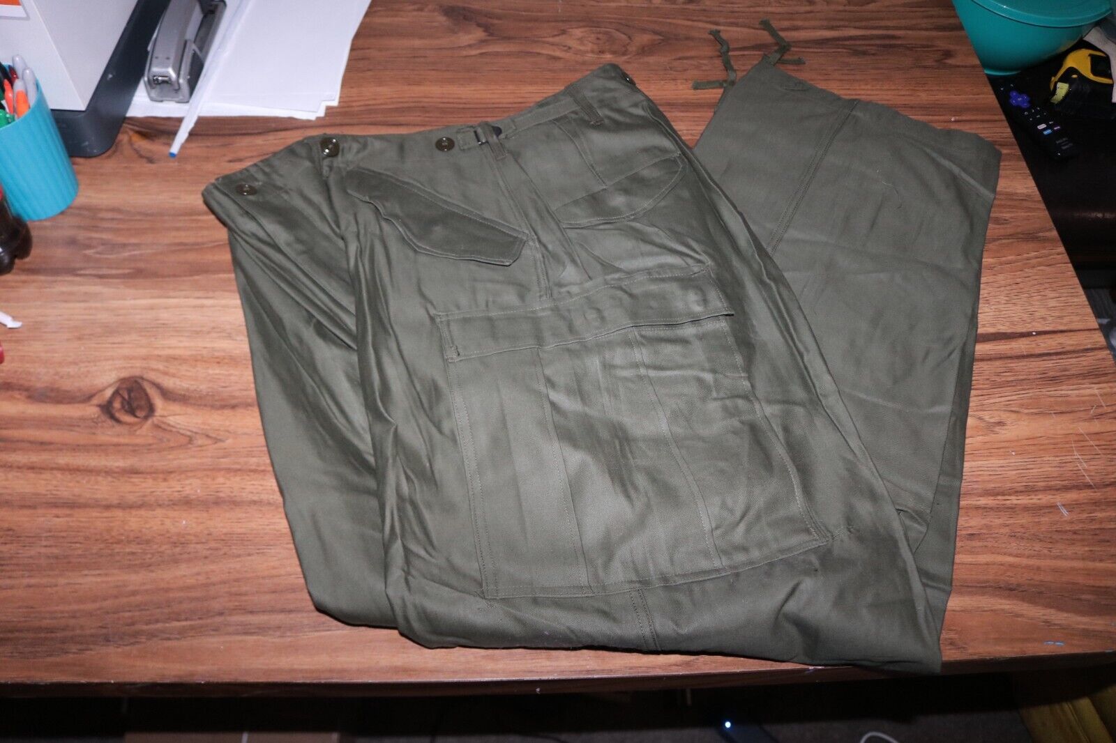NOS unissued USGI M-1951 field trousers size Large Long 1950's