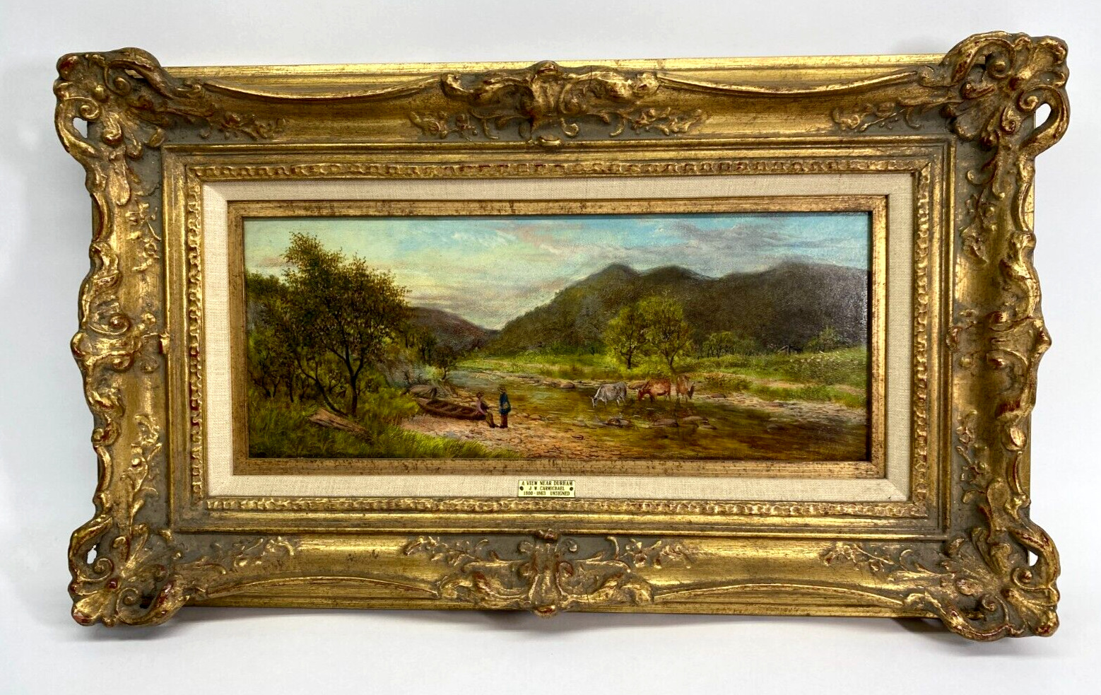 Antique English Oil Painting \