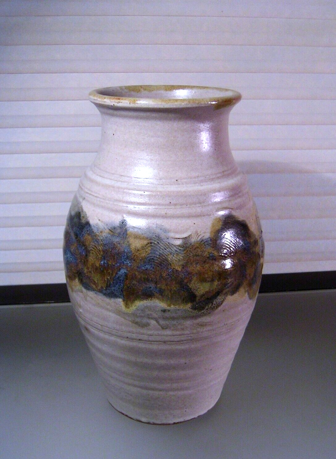 Vintage Art Pottery Vase Signed