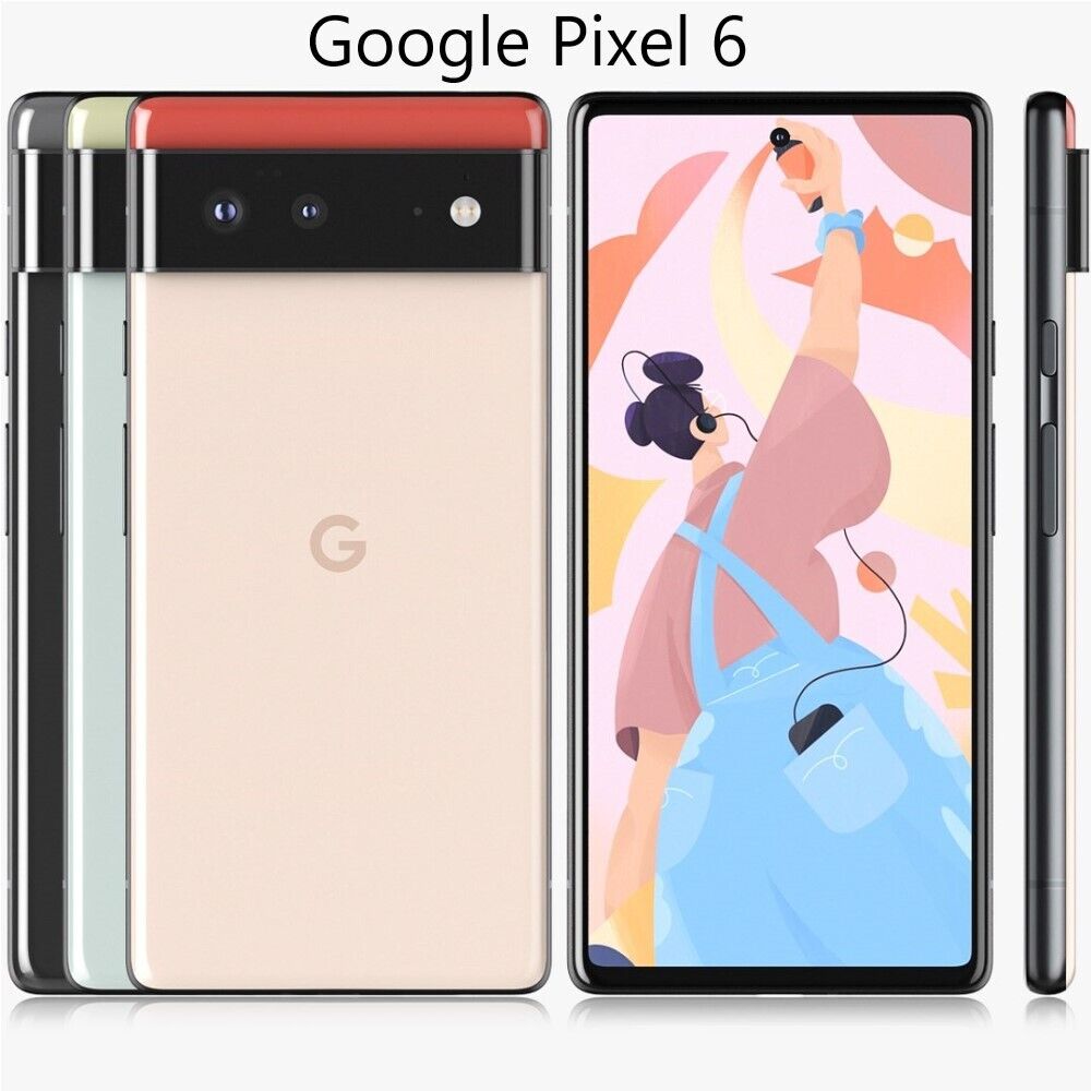 Google Pixel 6 | 6a | 6 Pro - 128 GB (Unlocked) AT&T Metro T-Mobile Verizon