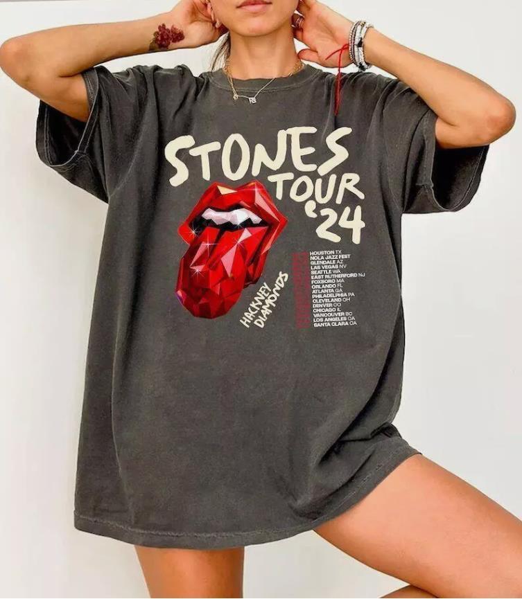The Rolling Stones Hackney Diamonds Tour 2024 T-Shirt Rolling Stones 2024