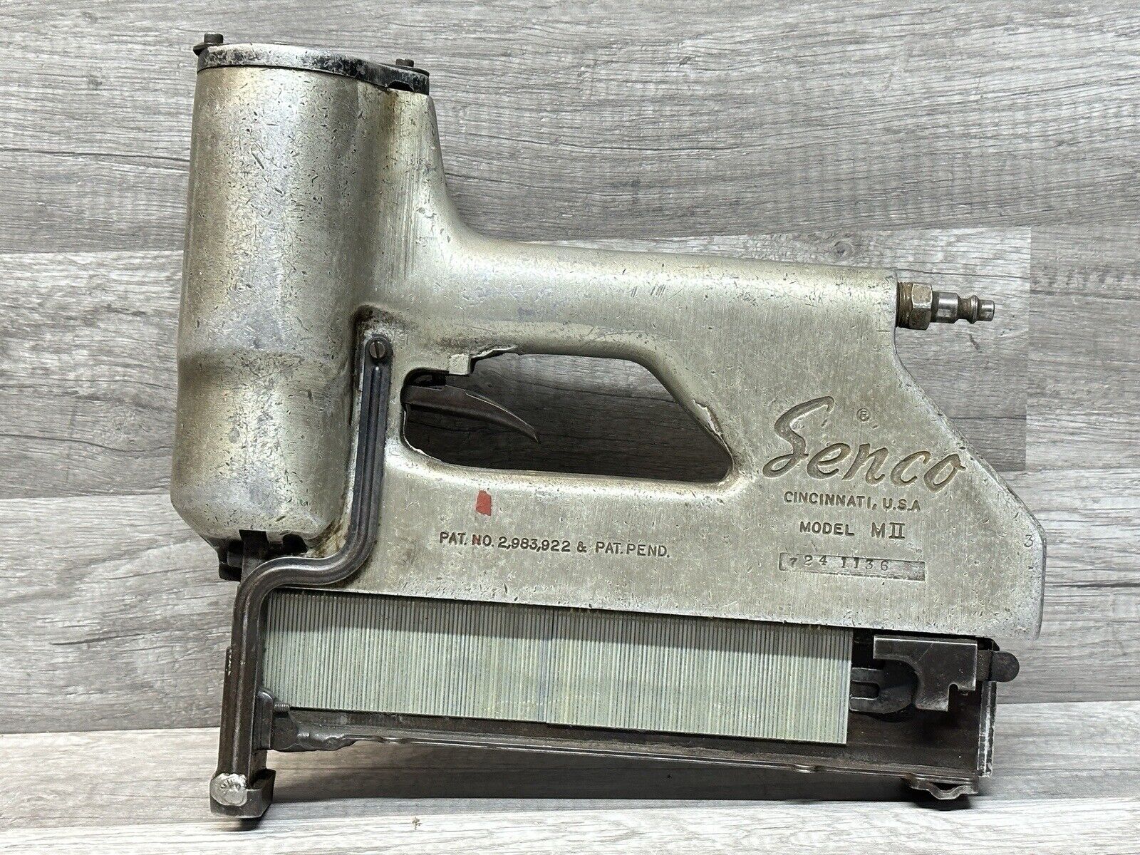 Vintage Senco Model MII Pneumatic Staple Gun Untested