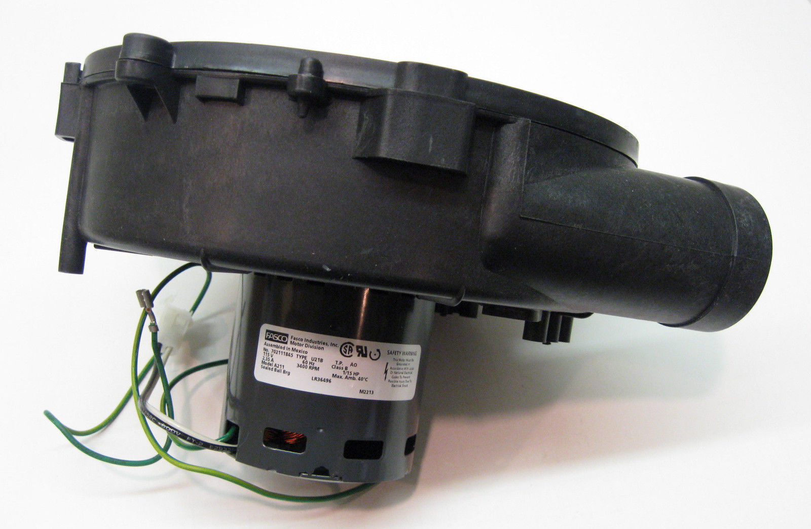 Fasco A211 Draft Inducer Furnace Blower Motor for Lennox 7021-11634 81M1601