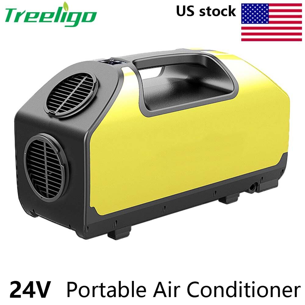 24V Electric Portable Air Conditioner Outdoor Mini Tent Camping AC Unit