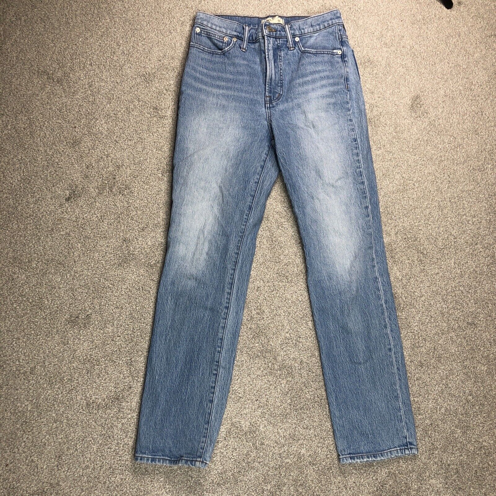 Madewell Jeans The Perfect Vintage Full Length Blue Color High Rise Sz 28