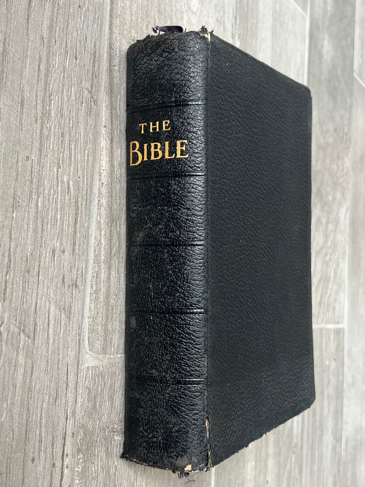 ✝️  VINTAGE The Bible Old & New Testament Simon & Schuster KJV 1936 Large Print
