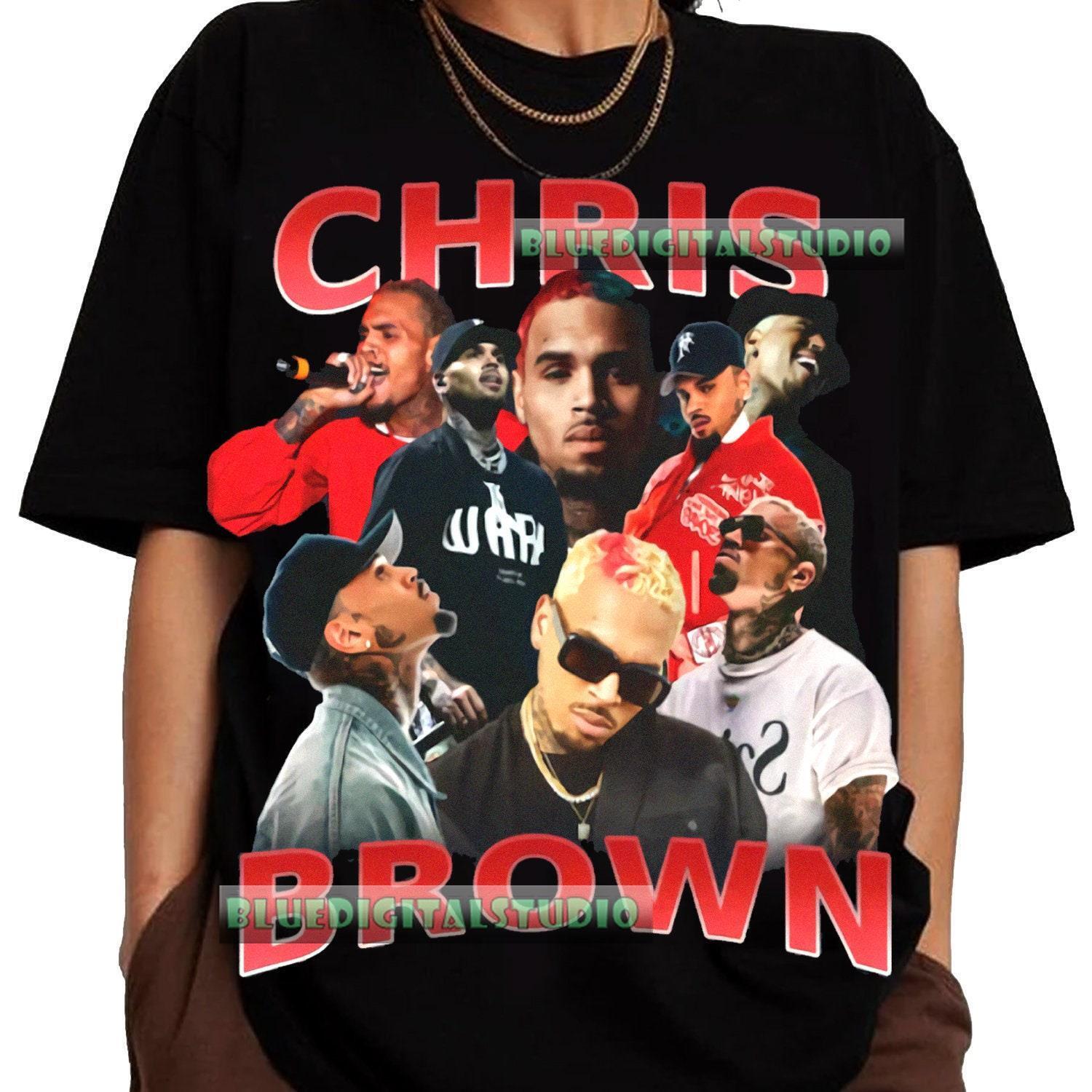 Vintage Chris Brown T-Shirt  Chris Brown Tee  Bootleg Hip Hop Shirt Chris Brown