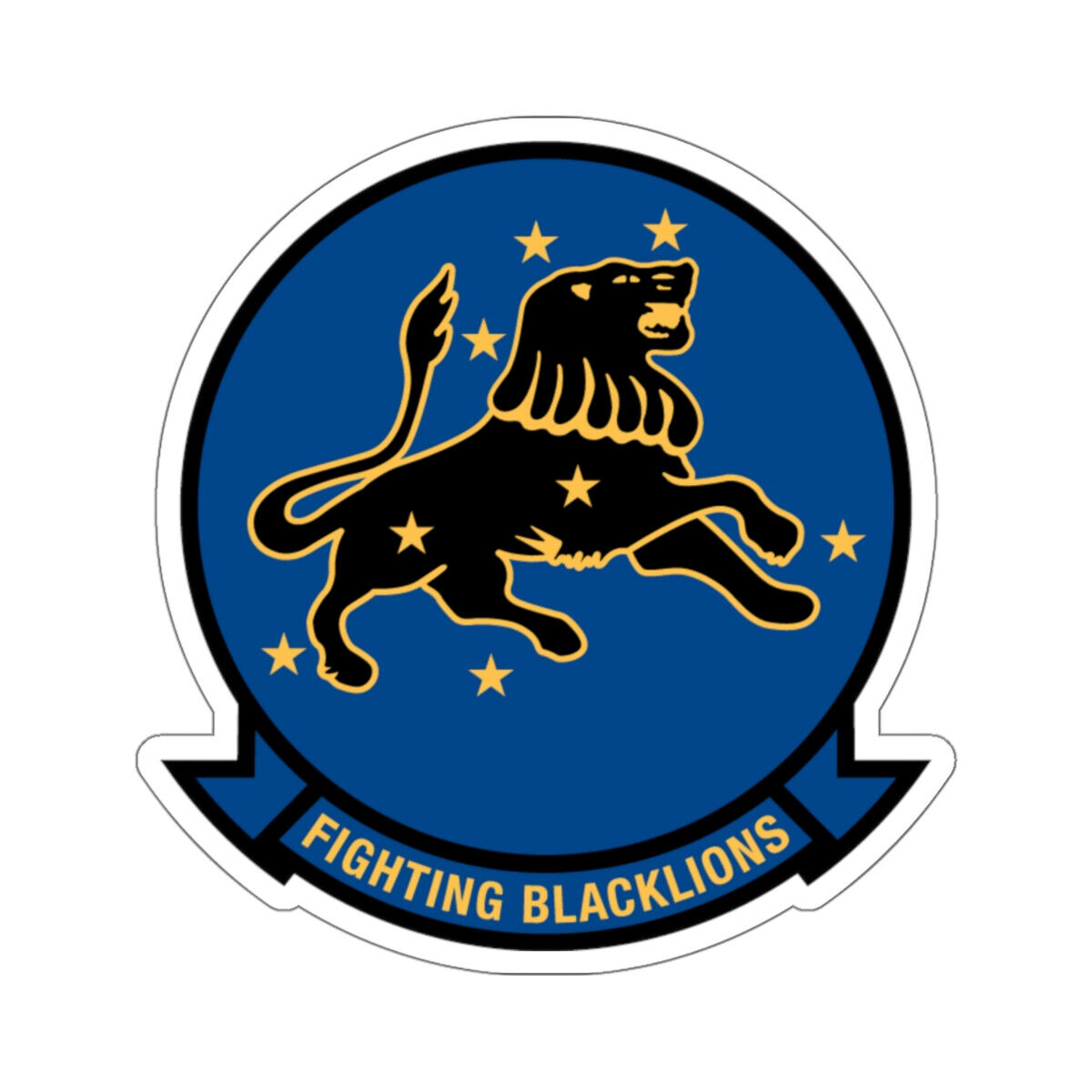 VF 213 Fighting Blacklions (U.S. Navy) STICKER Vinyl Die-Cut Decal