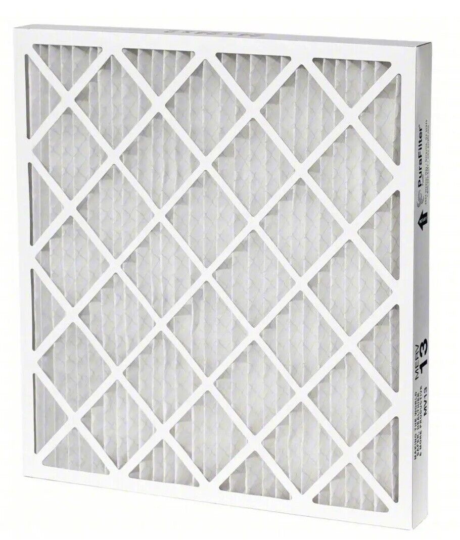 PURAFILTER 16x25x2 Air Filters MERV 13 Rated High Capacity Filters 2 pack