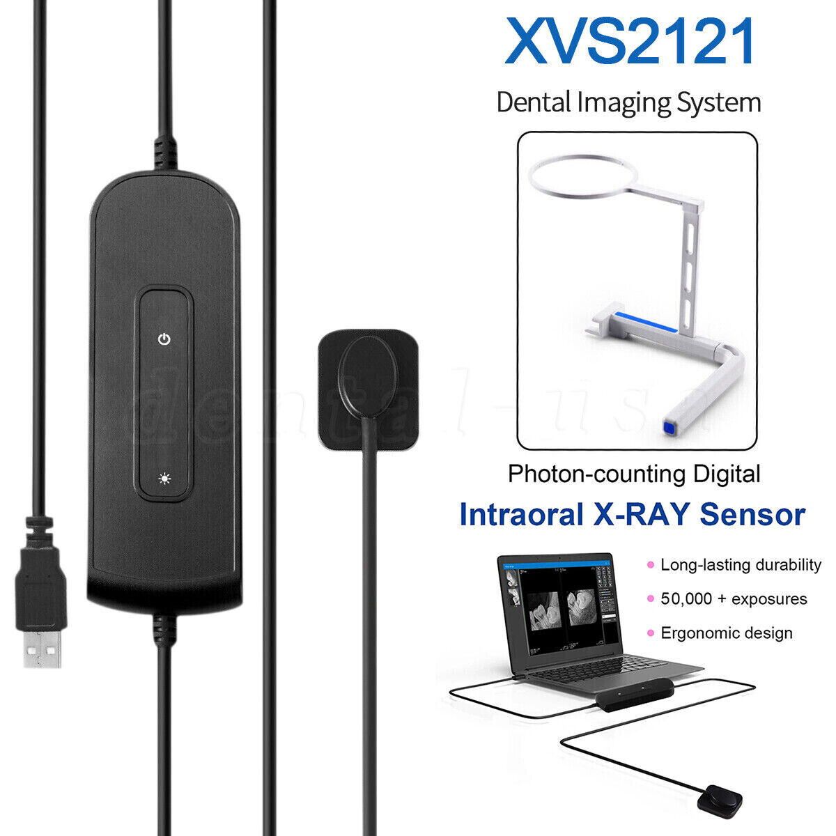 Woodpecke Dental X Digital Imaging RVG Ray Sensor Size 2.0 1.0 Waterproof