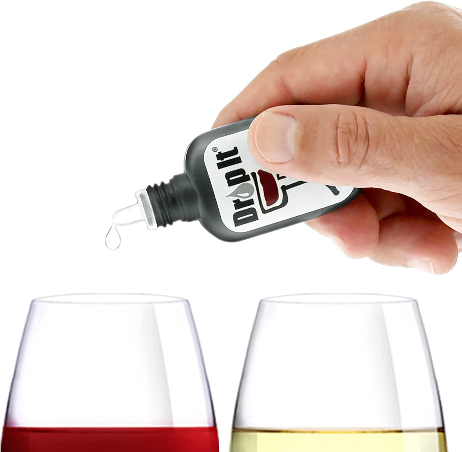 The Original Drop It Wine Drops, 6pk- USA Made Wine Drops That Naturally Reduce