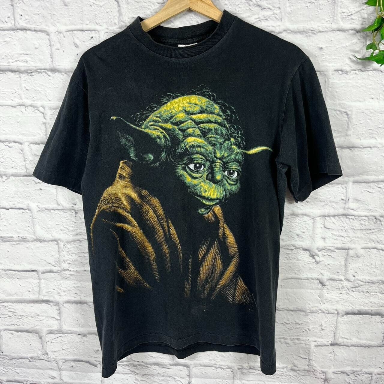 Vintage 90s Star Wars x Yoda Big face graphic t-shirt / tee