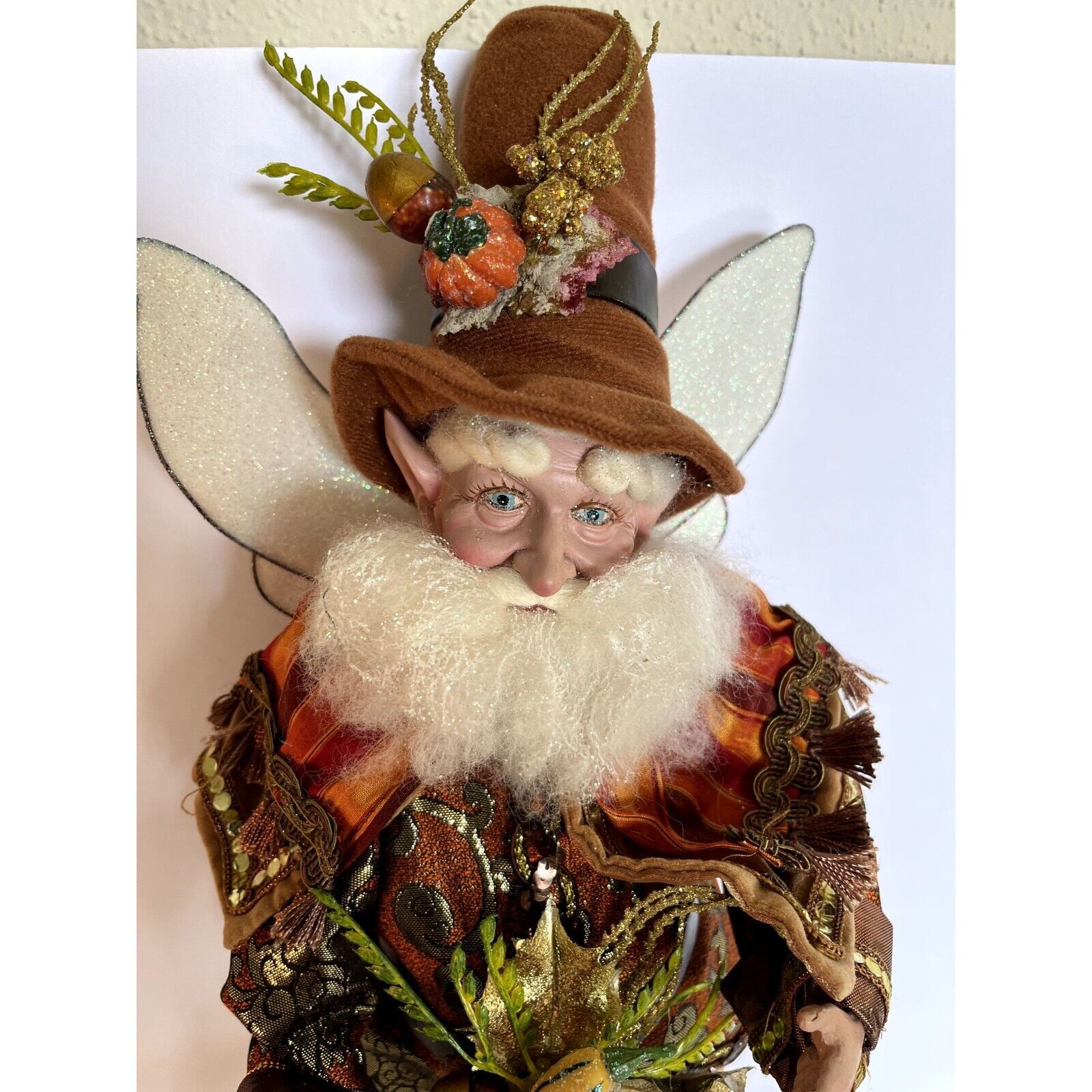 Mark Roberts Pilgrim Fairy Thanksgiving Fall Harvest Large 51-27800 GORGEOUS