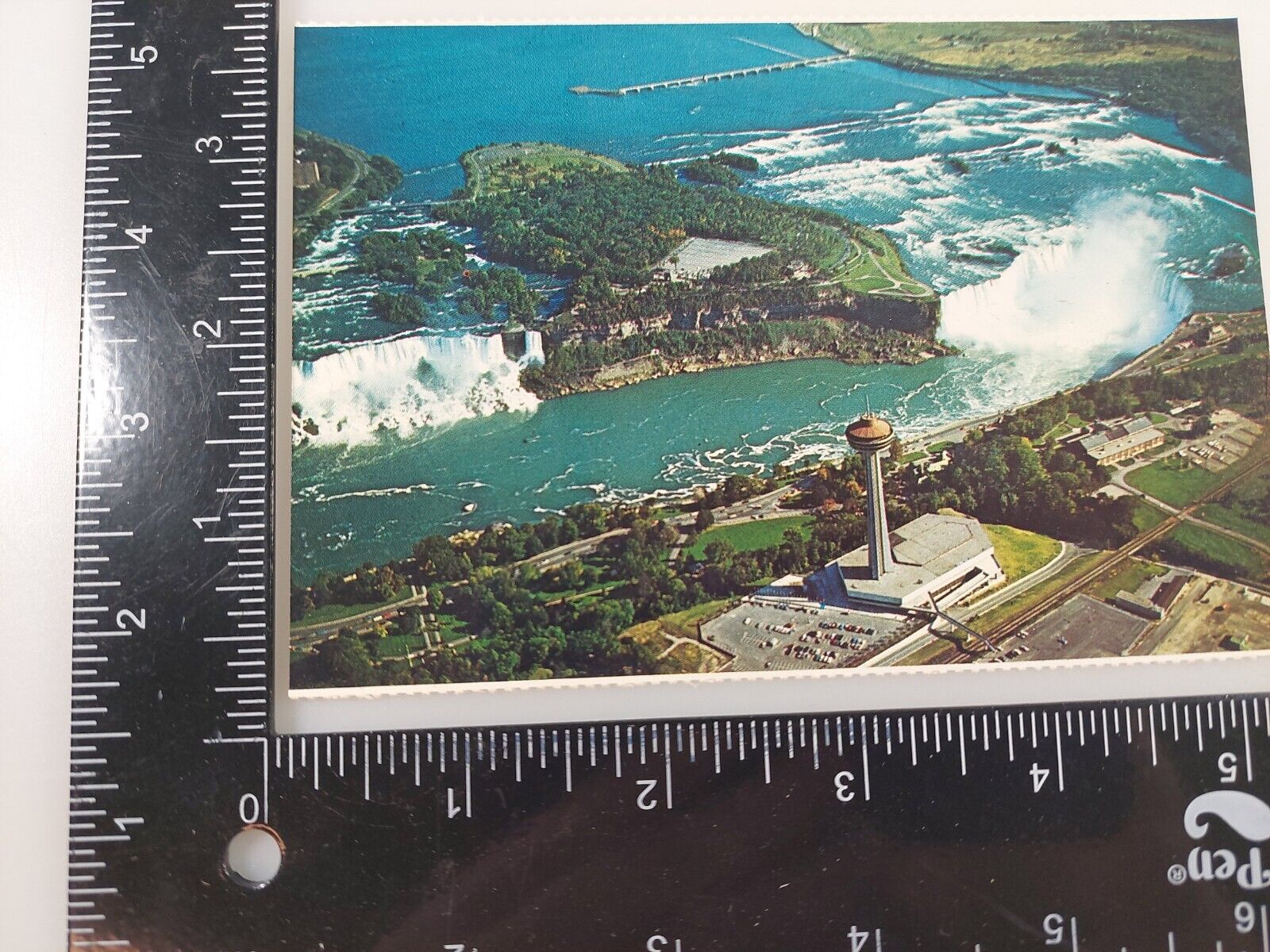 Aerial View Niagara Falls Canada Unused Vintage 4x6 Postcard 