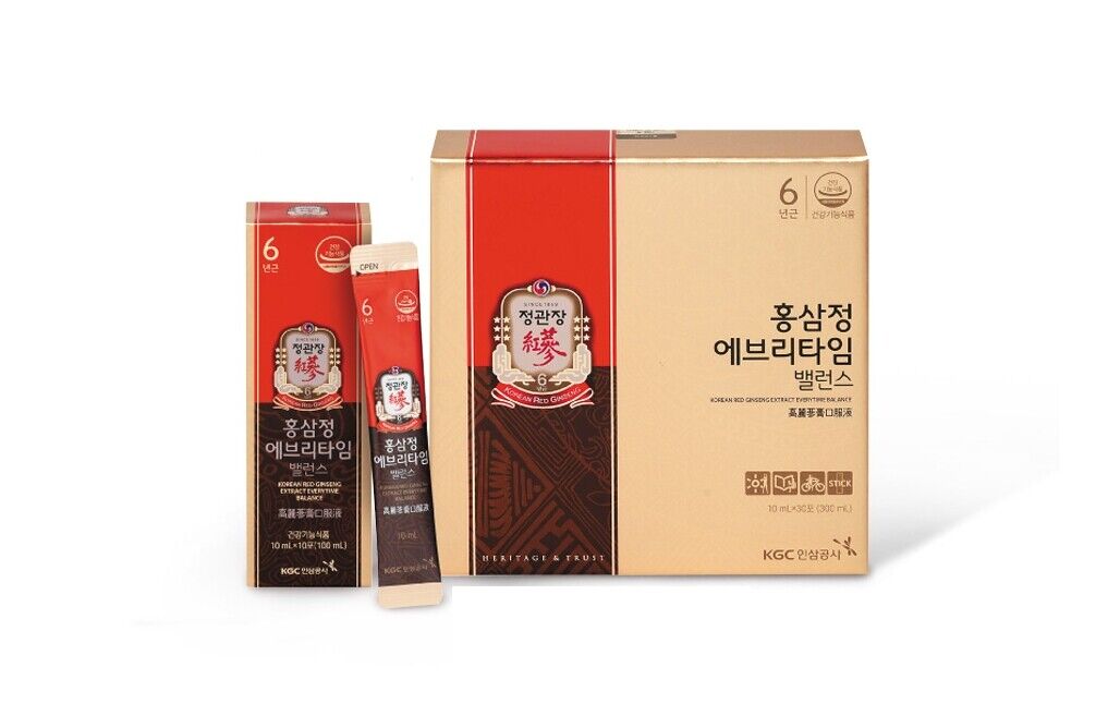 Cheong Kwan Jang Red Ginseng Extract Everytime Balance 30 Stick 3 Box Set