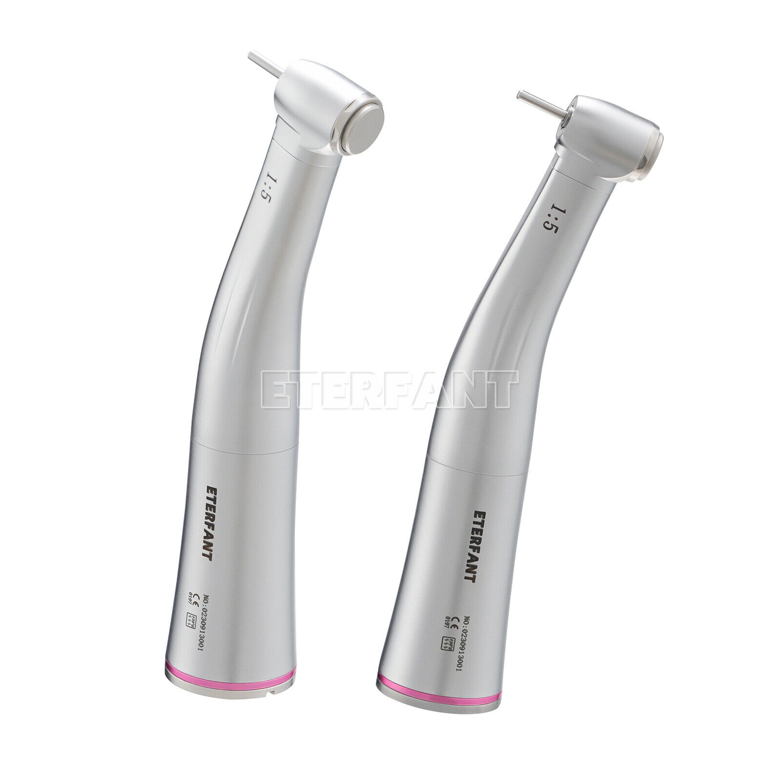 2xETERFANT Dental 1:5 Increasing Contra Angle Handpiece Fit NSK Electric Motor