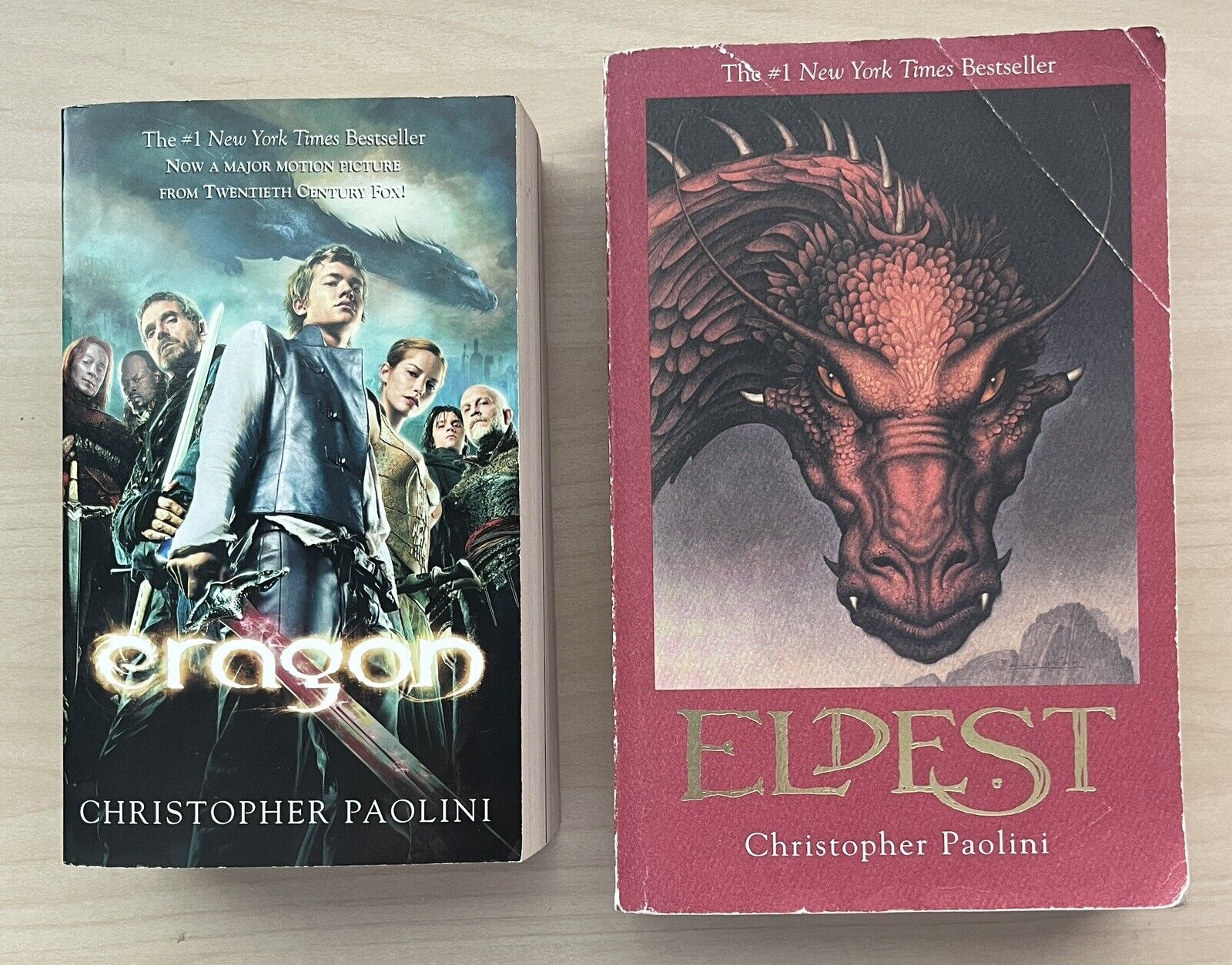 Eragon Inheritance Cycle Series Complete Paperback Set 1-4, Christopher Paolini