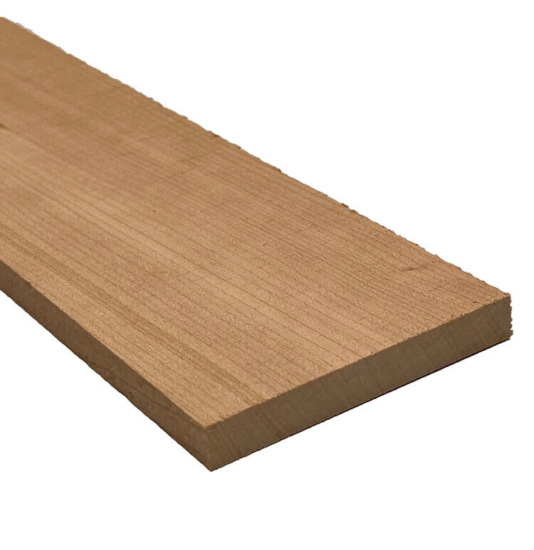 Black Cherry Thin Stock Three-Dimensional Lumber Board Wood Blank (One Piece)