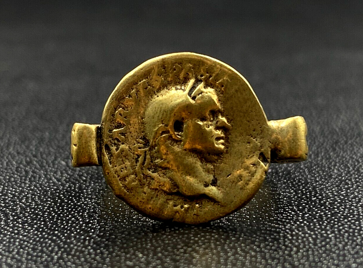 Roman RING ROMAN ANCIENT  Brass Ring Ancient RARE WITH In Good Gondition