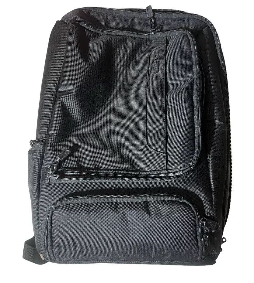 eBags Pro Slim Laptop Backpack Black Orange