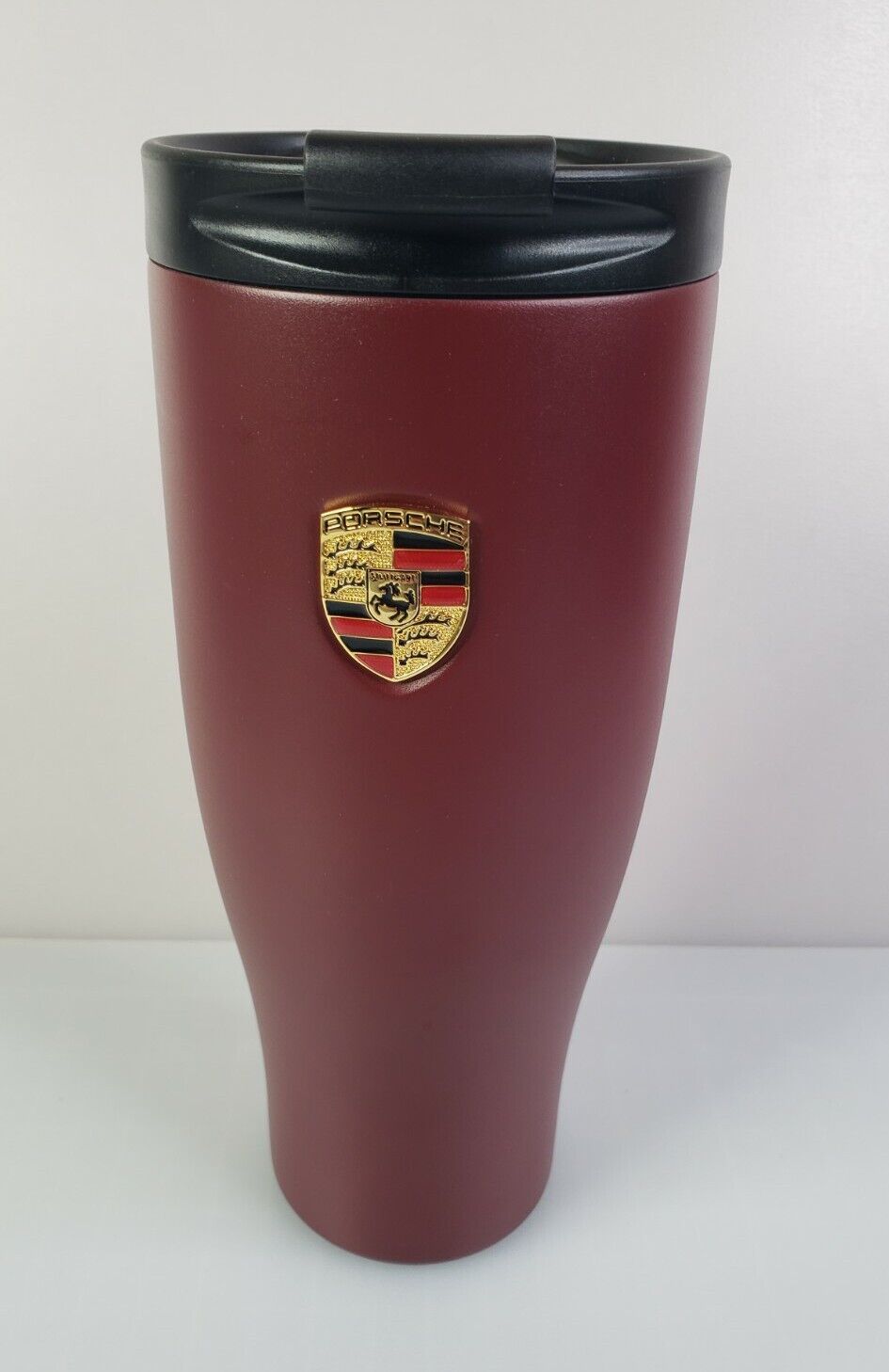 GENUINE Porsche Thermo Mug XL Cherry Red 900ml Model 1706 RARE LOOK 