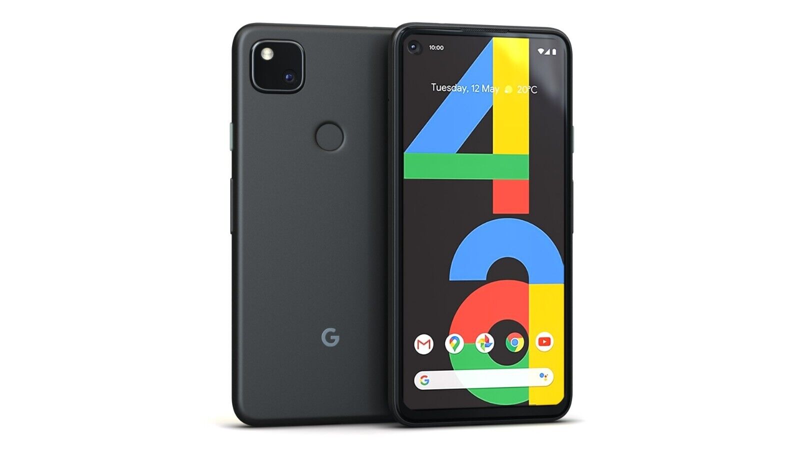 Google Pixel 4a - 128 GB - Black (Unlocked) (Dual SIM (SIM + eSIM)) Smartphone
