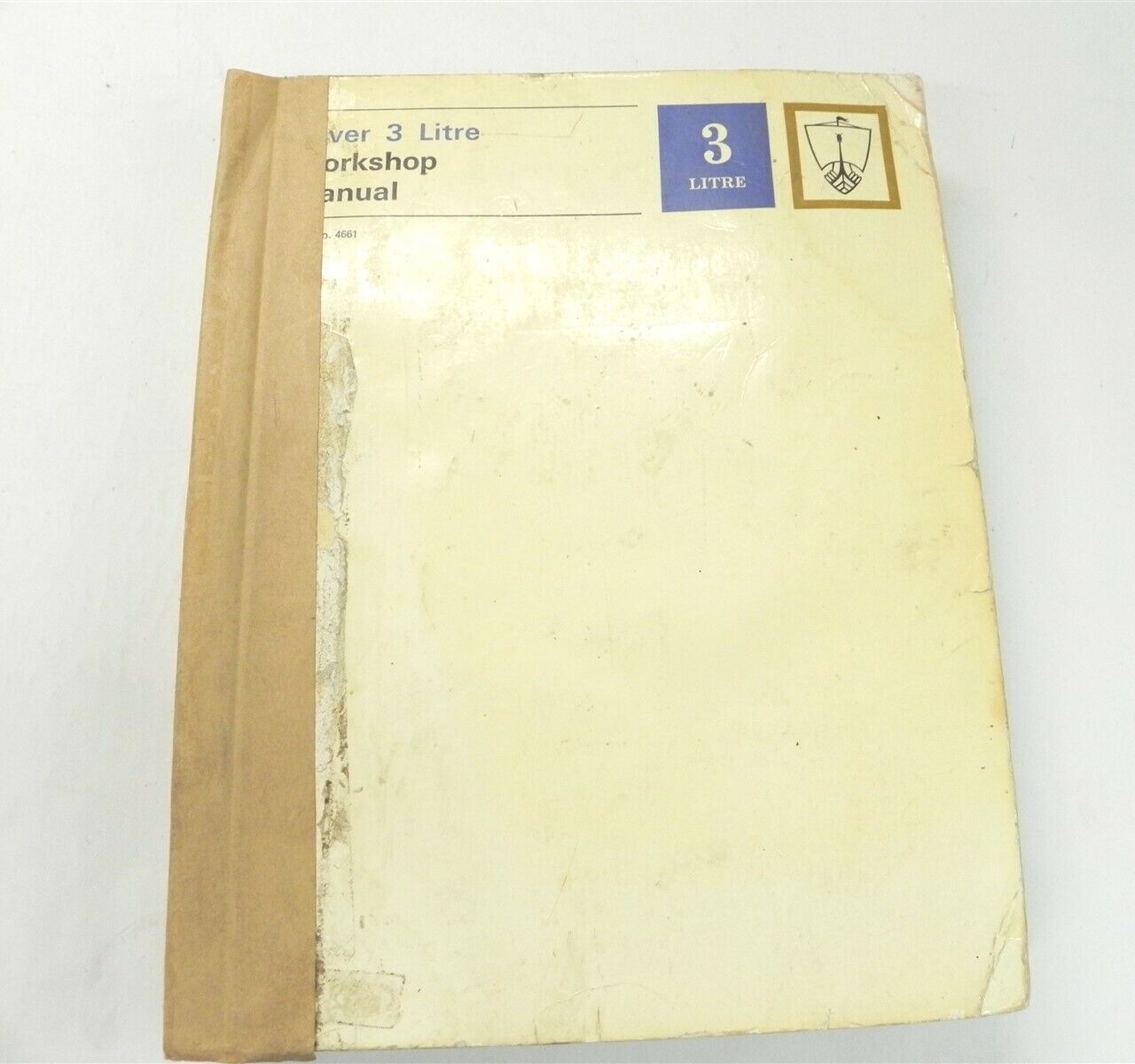 1959-60-61 Rover 3 Litre Original Factory Dealer Workshop Manual Part# 4661 