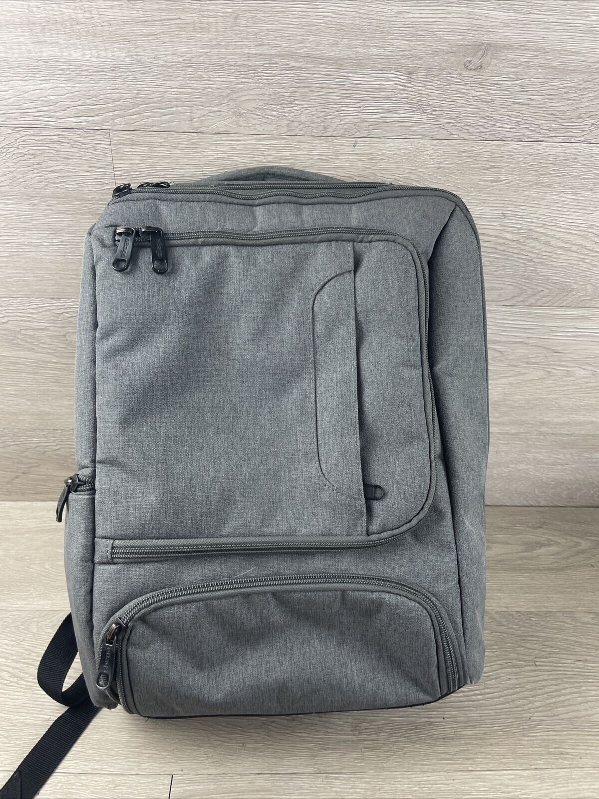 eBags Pro Slim Weekender Gray Backpack Luggage Travel Laptop Bag Carry-on