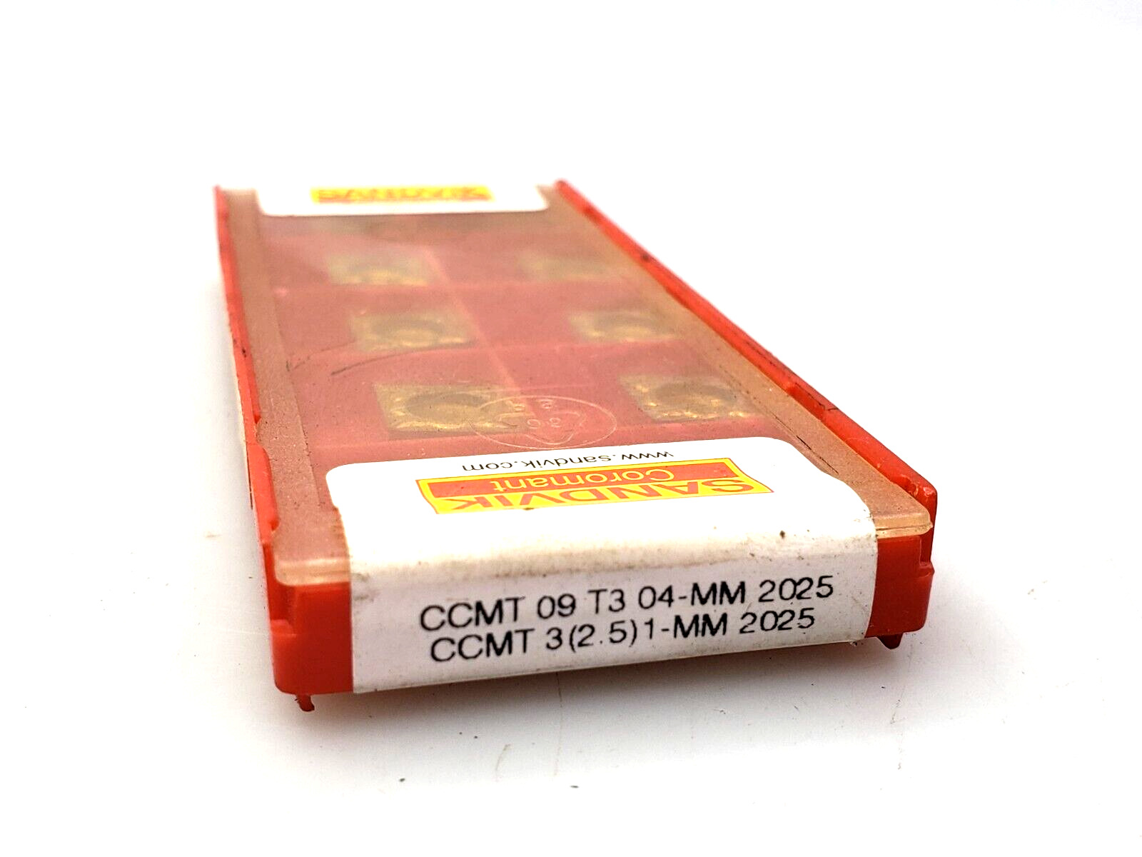 Sandvik Coromant CCMT 09 T3 04-MM 2025 CCMT 32.51-MM Carbide Inserts (Box of 10)