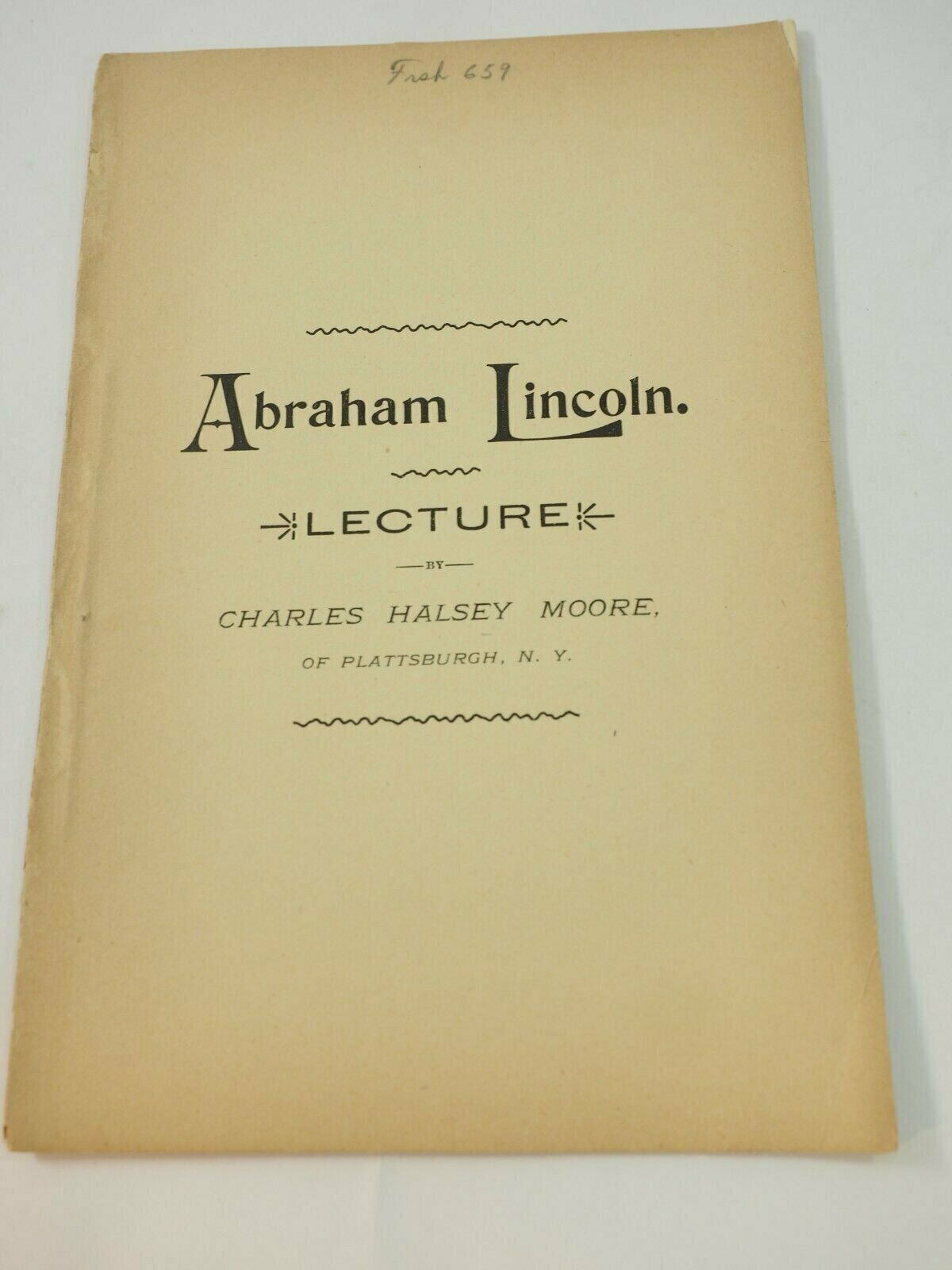 1890 original ABRAHAM LINCOLN \