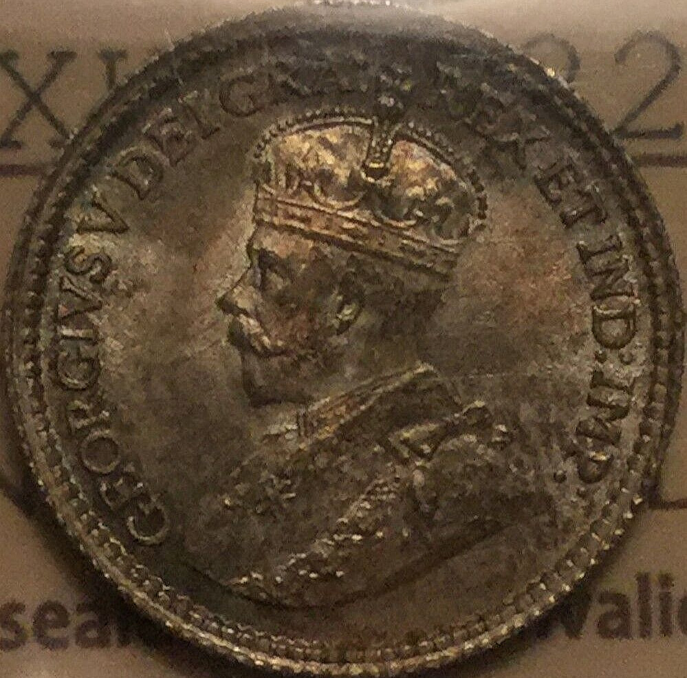 1915 Canada Silver 5 cents - ICCS MS-64