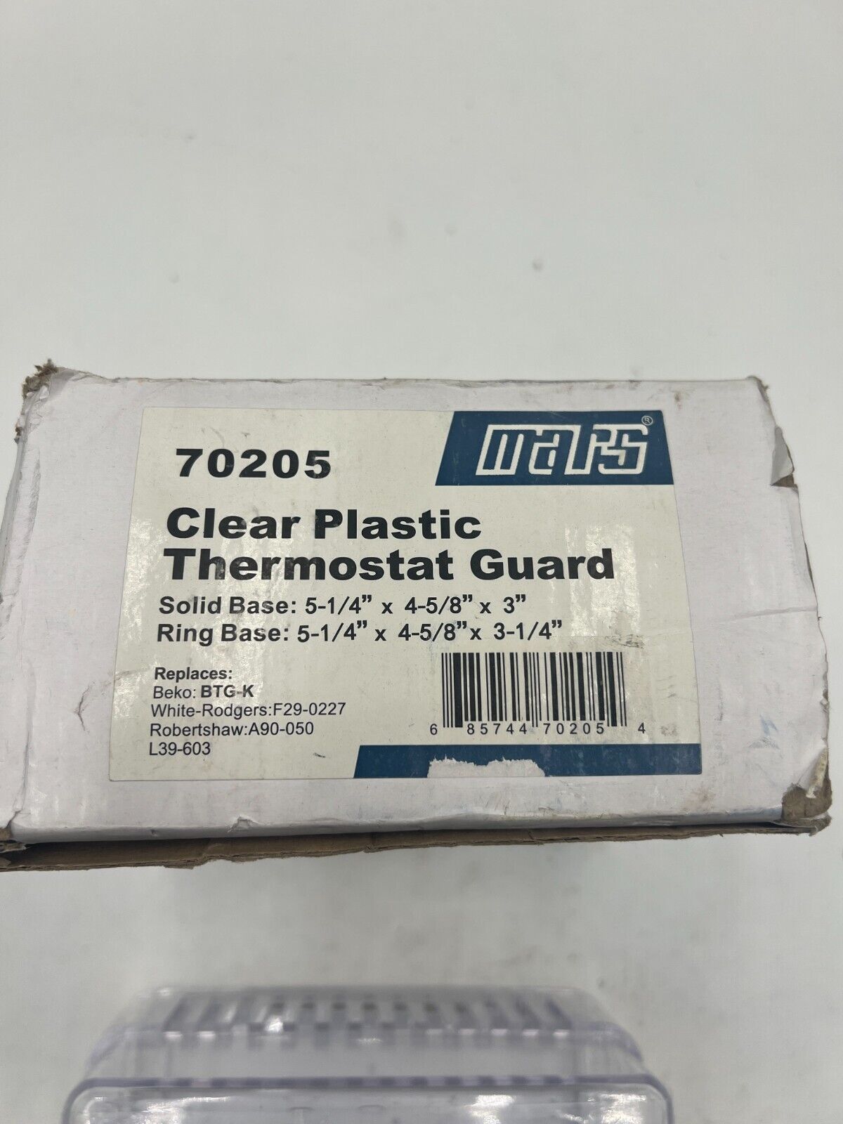 (QTY 1) Mars 70205 BTG-K - Clear Plastic Thermostat Guard - FAST SHIPPING