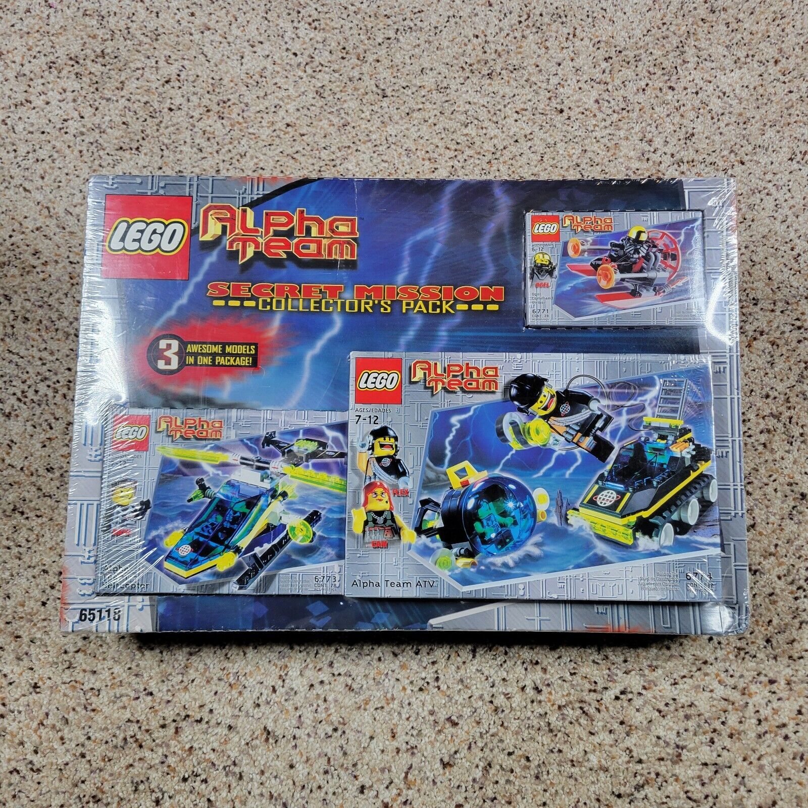 LEGO Alpha Team Secret Mission Collector\'s Pack 65118 SEALED NEW VTG 2002