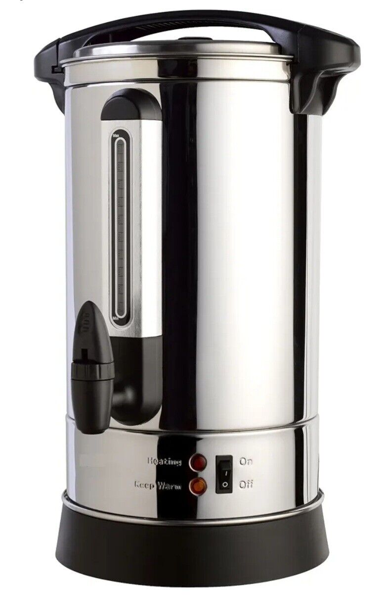 Hot Water Urn 100-cup ProChef Model PU100 Professional Series Stainless Shabbat