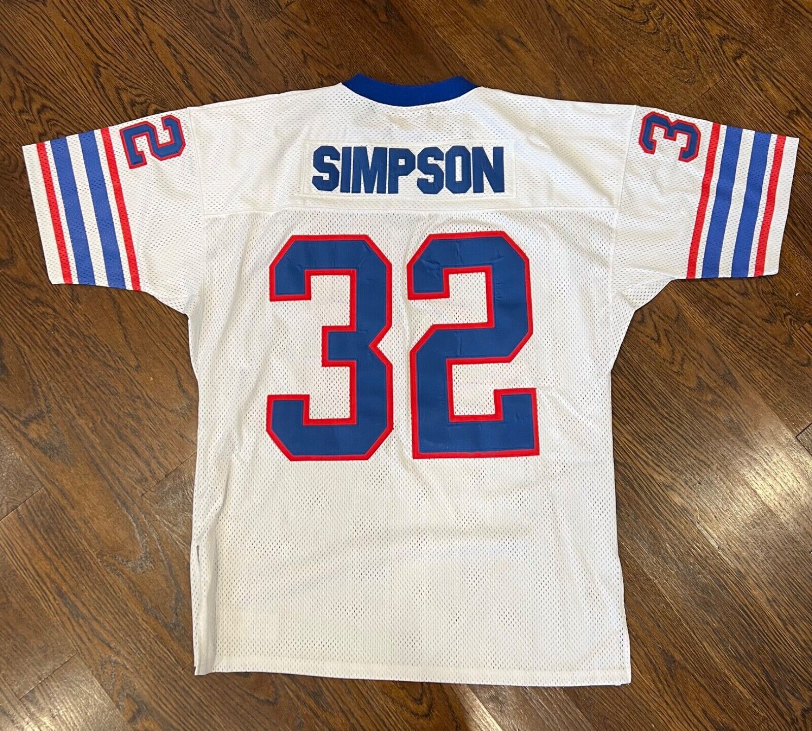Vintage Throwback OJ Simpson #32 Buffalo Bills Mitchell & Ness Jersey size 54