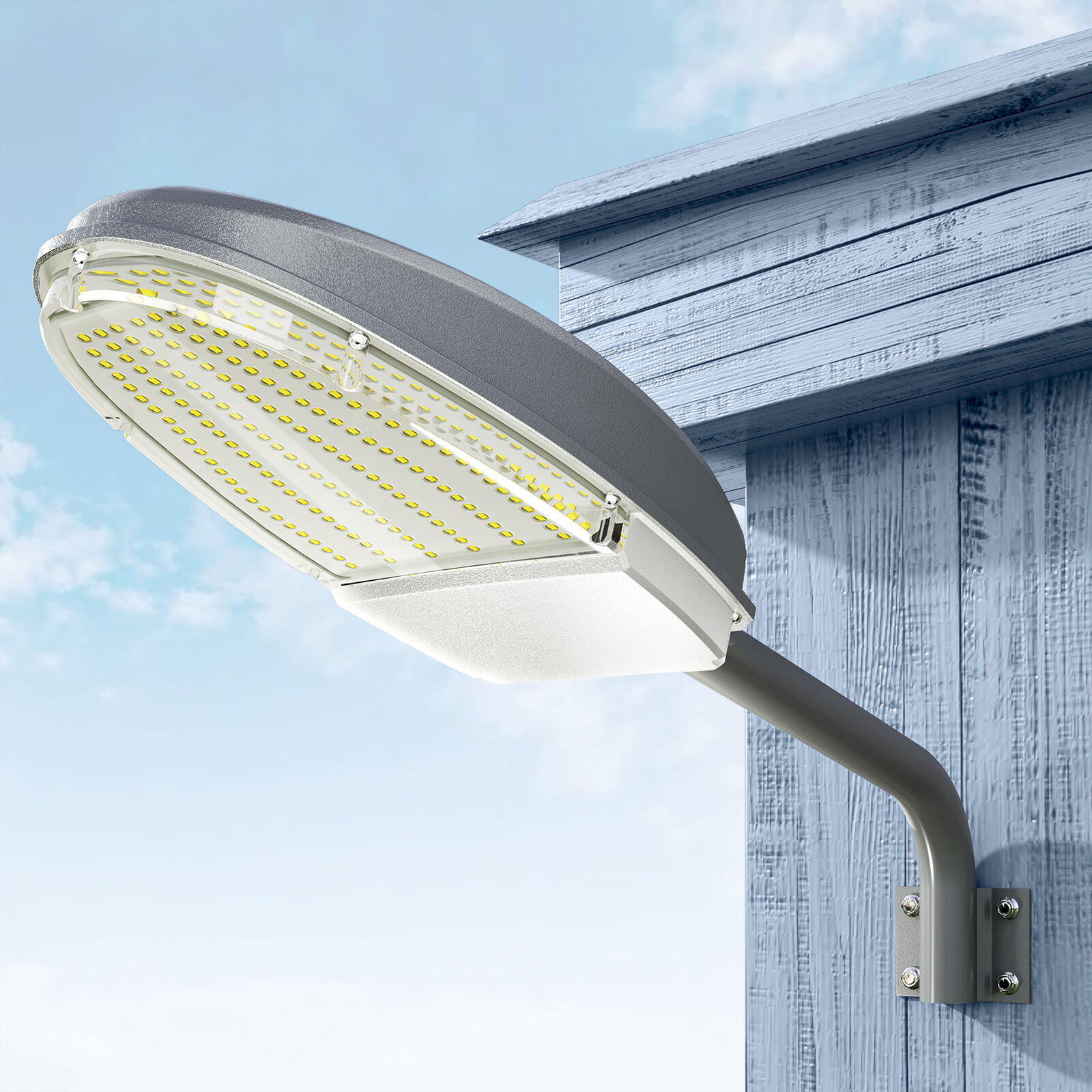 Outdoor LED Yard Street Light Dusk to Dawn Light Waterproof Security Lighting