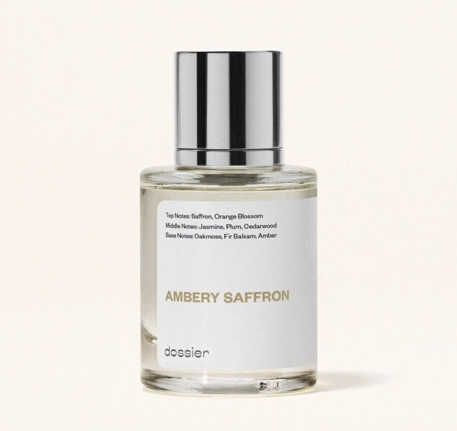 Dossier Ambery Saffron 1.7 Oz Eau de Parfum Spray Perfume Fragrance NEW IN BOX