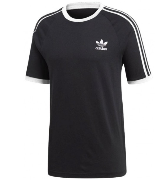 Mens Adidas Originals California T-Shirt Trefoil Retro 3-Stripes Short Sleeve