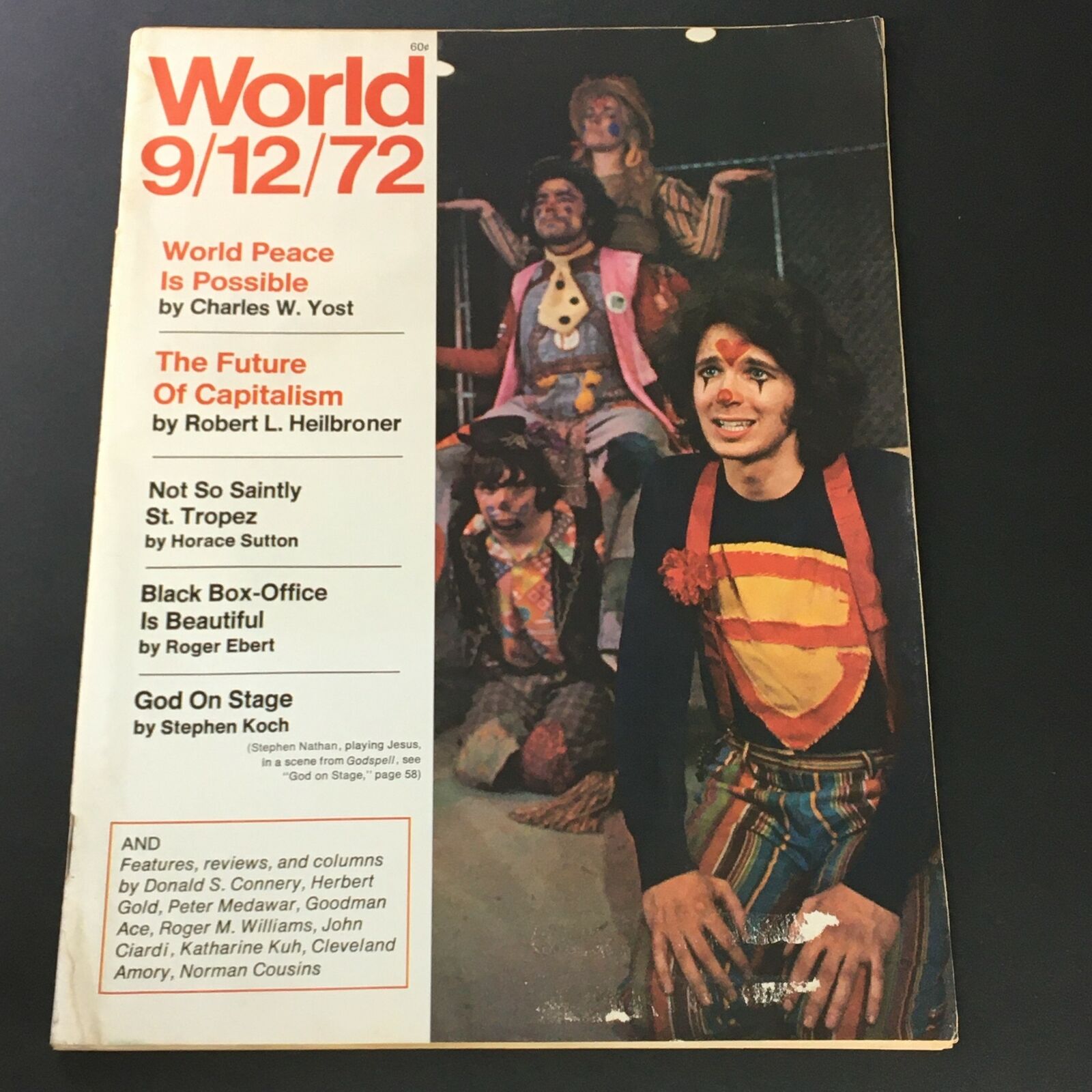 VTG World Magazine September 12 1972 Vol 1 #6 The Future of Capitalism