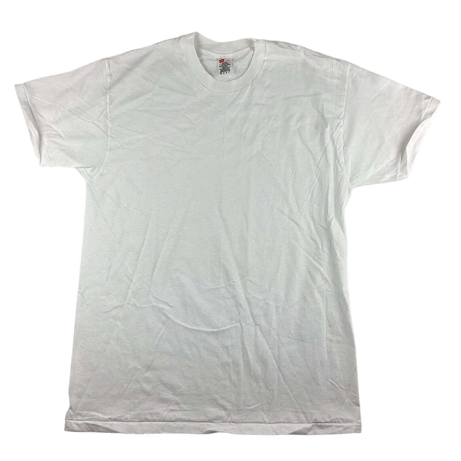 Vintage Hanes T-Shirt Men\'s Large 100% Cotton Single Stitch Short Sleeve