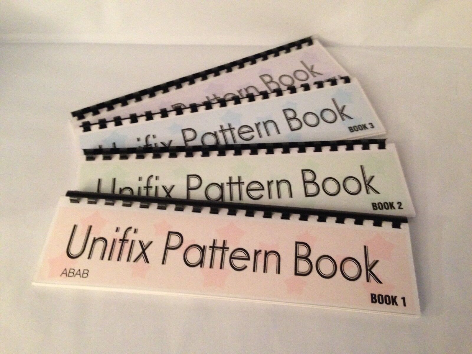 Unifix Pattern Books  - Set of 4 - Homeschooler - Math NEW learning 