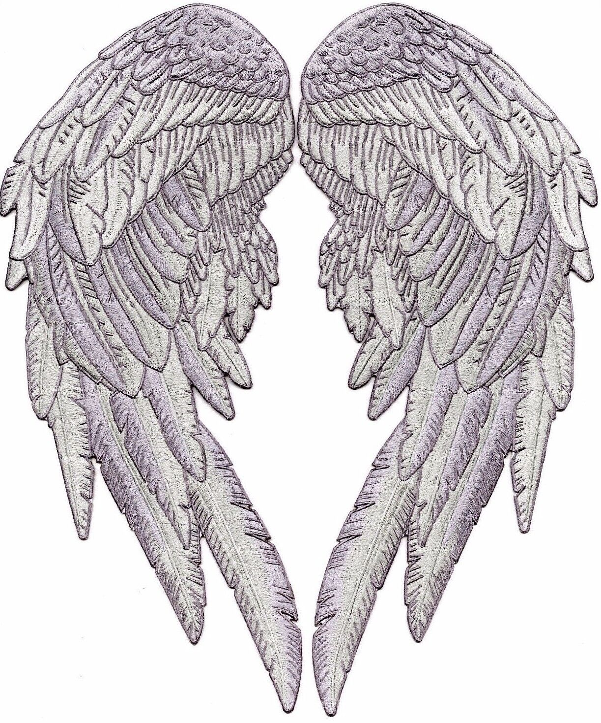 Silver Angel Wing Patches 14\