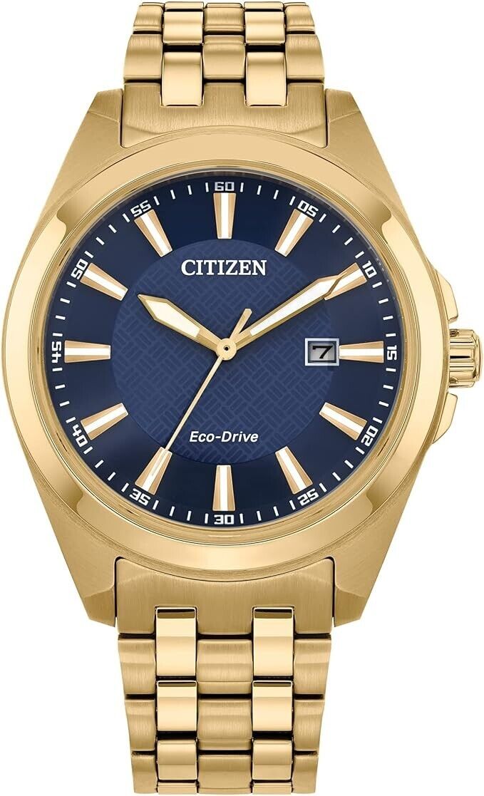 Citizen Men's Eco-Drive Classic Peyton Watch, 3-Hand Date, Sapphire Crystal NIB
