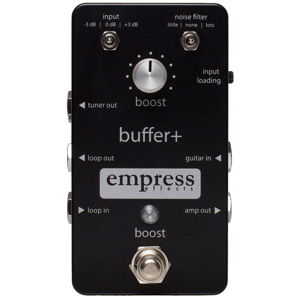 Empress Effects Buffer+ Plus Guitar Effect Pedal w/ Noise Filters Input Pads
