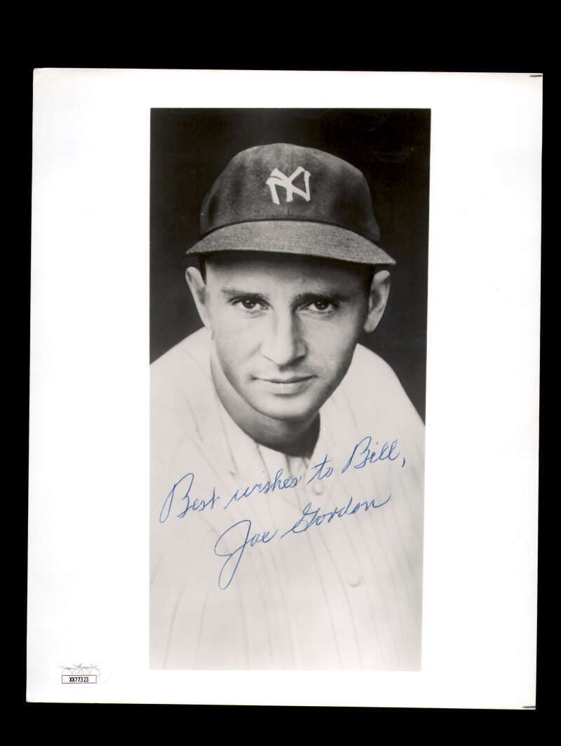 Joe Gordon JSA COA Signed  8x10 Photo Vintage Autograph New York Yankees