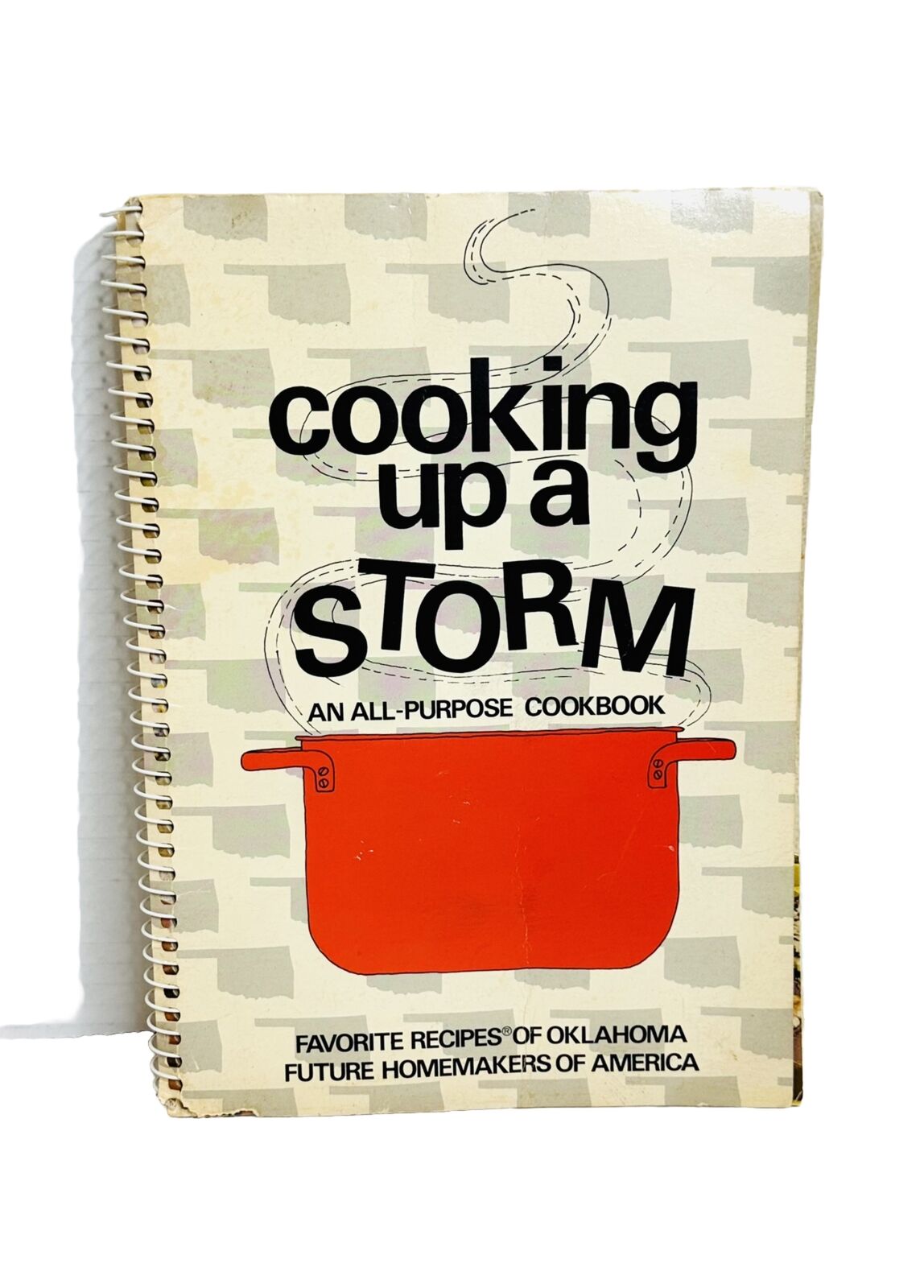 VTG 1982 Recipe Cookbook OKLAHOMA FUTURE HOMEMAKERS OF AMERICA  Teacher FHA Hero