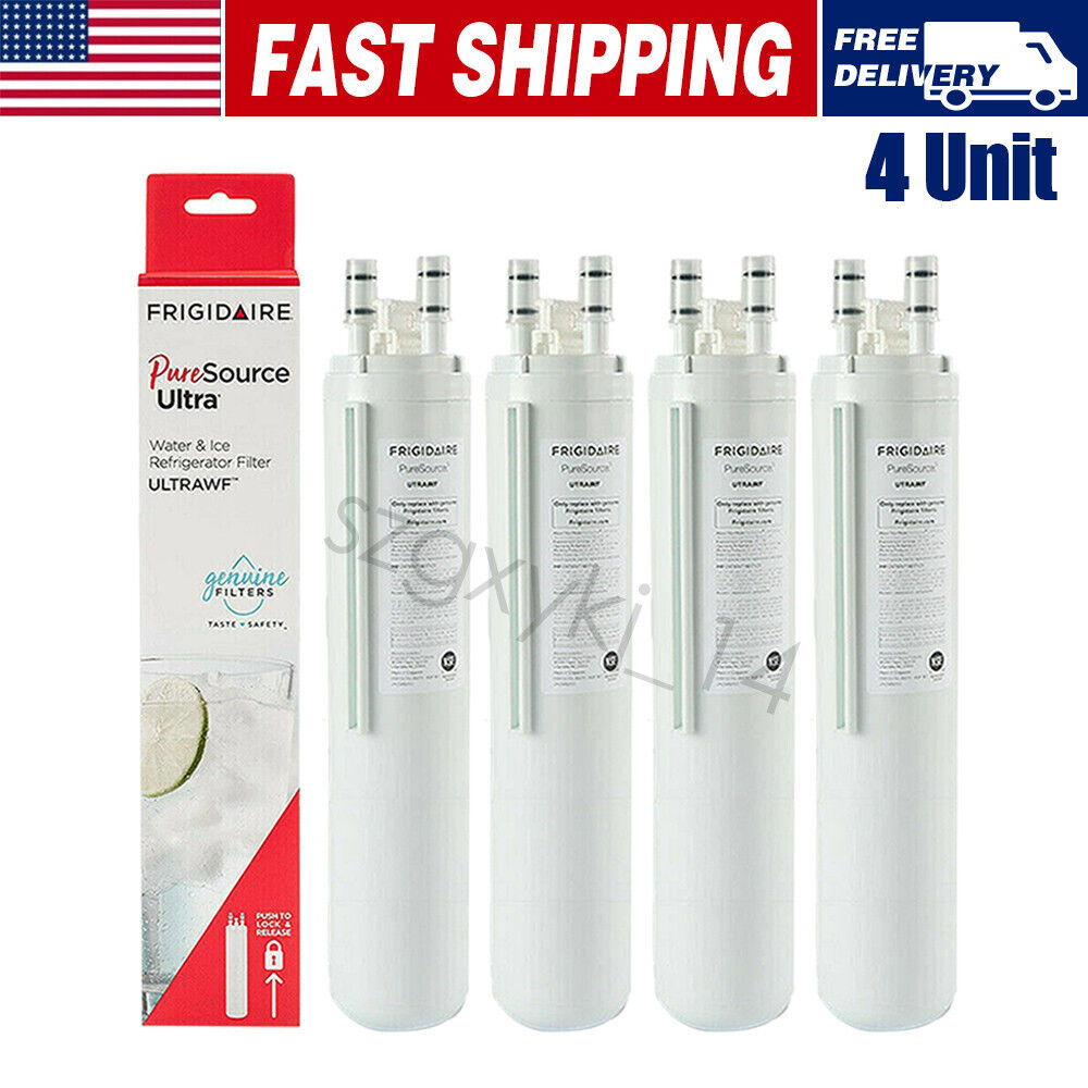 4 Pack Frigidaire ULTRAWF PureSource Ultra Water Filter Sealed New, White